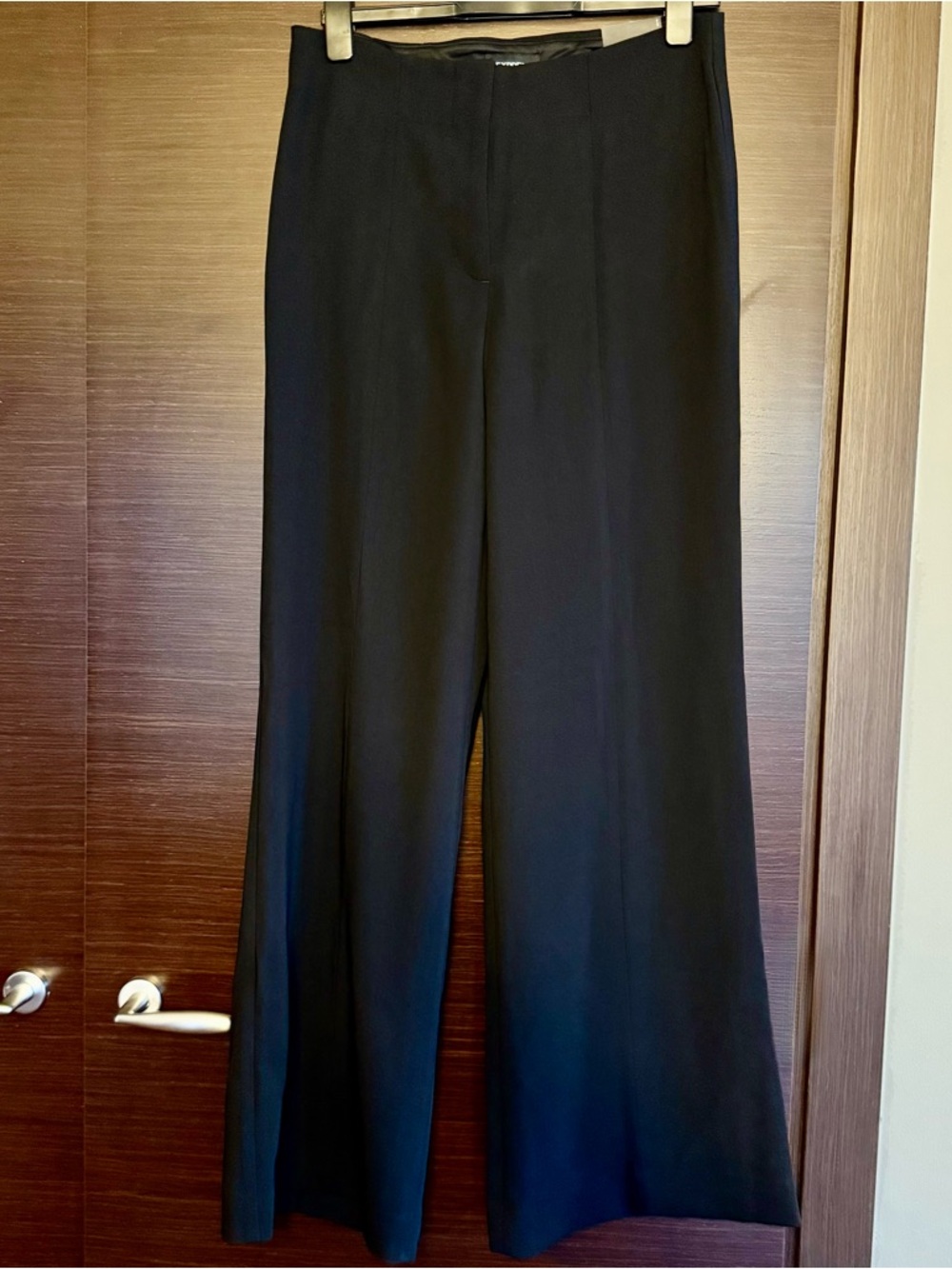 Express Women's Black High Rise Wide-Leg Dress Pants - NWT - Size 8 R